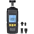 Digital Tachometer Handheld Contact Motor Tachometer LCD Speedometer Tach RPM Tester Electrical Machine Rotate Speed Gauge Meter for Motor electrical fan Car Making