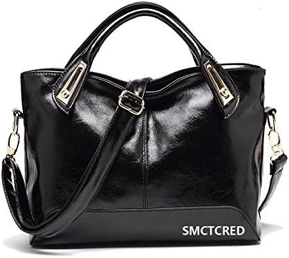 Vintage fashion Genuine ncient ways oil wax PU leather Soft Leather Tote Shoulder Bag Leather Satchel Briefcase Handbag Hand Bag Bags Purse Tablet, iPad Bag