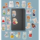 Ms Major Selection Sylvanian families sticker paketi/bullet journal defter &ccedil;ıkartma ajanda laptop etiket