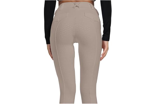 RUWLFE Ridbyxor för kvinnor, silikonleggings för ridning, damkläder