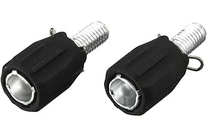 BBB BCB-93 PAIR (2) BBB INLINE DERAILLEUR GEAR MINI BARREL ADJUSTERS, BCB-93 CYCLE GEAR CABLE ADJUSTERS BLACK FOR FINE ADJUSTMENT GIVING BETTER GEAR CHANGES ON ALL BIKES incl MTB