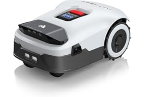 ANTHBOT Genie 600 Mähroboter ohne Begrenzungskabel, Empf. 650 m², Max. 850 m², Rasenmäher Roboter mit RTK+4-Kamera Vision, Präzise Navigation, KI-Hindernisvermeidung, Rasenroboter mit App-Steuerung