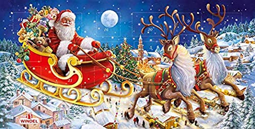 Preisvergleich Produktbild Windel - Adventskalender Milchcreme Schokolade Vollmilchschokolade - 250g