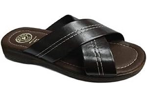 PATRIZIA AZZI Sandalo Ciabatta Uomo Arizona Sottopiede Vera Pelle 7300