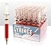 Produktbild Syringe Design Ball Point Pen Red Fluid Black Ink One Pen Supplied Stationery by EPL
