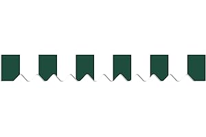 home Trends Awning Valance Saddle Cloth Awning Canopy Replacement Materials Awning Fabrics Sun Protection Polyester Ready Sewn with Border More Dimensions and Various Colours (P2008.4)