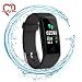 Produktbild Futureway Fitness Tracker, 0,96 OLED Bunte Anzeige Smartwatch mit Herzfrequenz Monitor Tracker Smart Armband Activity Tracker Smart Watch Armband Bluetooth Schrittzähler mit Sleep Monitor, W8 black