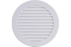 Steinberg14 Kratka wentylacyjna, wylotowa, ochrona przed owadami, okrągły kołnierz, tworzywo sztuczne, 125 mm