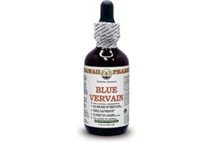 HAWAII PHARM Blue Vervain Alcohol-Free Liquid Extract, Organic Blue Vervain (Verbena Hastata) Dried Above-Ground Parts Glycerite 60ml