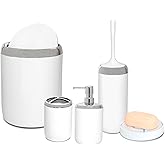 Primanova LİMA XL KROM DEKORLU BANYO SETİ/BEYAZ