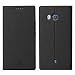 Produktbild HTC U11 Hülle, Feitenn Premium PU Leder Tasche Wallet Flip Case Schutzhülle Mit Karten Halter Ständer Magnetic Closure Case Cover für HTC U11 5.5 Zoll - Schwarz