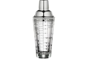 Cilio KP0000200300 Cocktailshaker, 18/8 Edelstahl