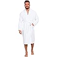 Adore Home Mens 100% Cotton Bathrobe Terry Towelling Shawl Collar Bath Robe Dressing Gown
