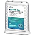 Reva Automatic Dental Floss Dispenser with 100 pcs Floss Toothpicks - Convenient Teeth Cleaning Floss Picks, Toothpick Sticks