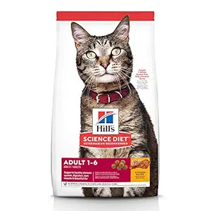 Hill's Science Diet Adult Optimal Care Chicken Recipe Dry Cat Food, 4 lb Bag