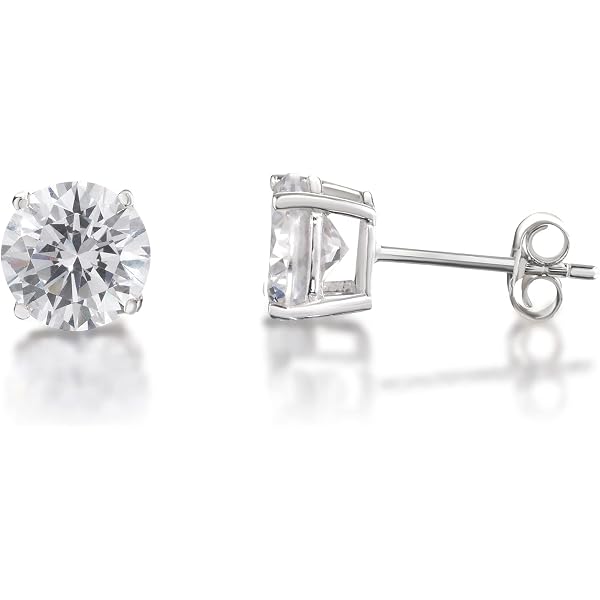 ANELLO SOLITARIO IN ARGENTO RODIATO ORO BIANCO 18 KT CON ZIRCONE TAGLIO