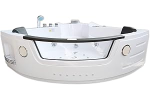 GRAFICA MA.RO S.R.L. BAIGNOIRE BALNEO MASSANTE Model Sant'Angels 140 x 140 cm ANGLE HAUTE BAIN TOURBILLON 2 PERSONNES NEUVE CHROMOTHERAPIE