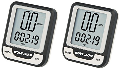 Preisvergleich Produktbild Ciclosport Drahtloser Fahrradcomputer CM 309 (Sparset Blackline)