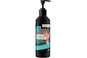 SCRUBB Super Protect Pre-Work Barrier Hand Cream Moisturiser, Non-greasy, Fragrance-free, 1L Pump Top Bottle