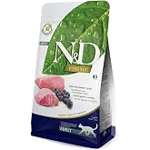 N&amp;D Prime Kuru Kedi Maması, Tahılsız, Kuzu ve Yabanmersinli, Yetişkin, 10 kg