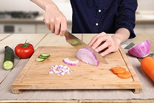 Aicok Kochmesser, High Carbon Edelstahl Messer Asiatischer Art, Scharfes Küchenmesser Mit Premiumklinge - 6