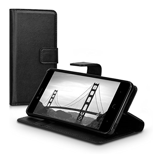 kwmobile Funda para bq Aquaris U Plus - Carcasa de Cuero sint tico - Case con Tapa y Tarjetero en Negro reviews kwmobile Funda para bq Aquaris U Plus - Carcasa de Cuero sint tico - Case con Tapa y Tarjetero en Negro