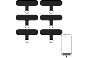 LYRAMIS 6 Pièces Laniere Telephone Portable,Téléphone Attache Cordon de Coque Phone des Sangle Bandouliere Téléphones Strap Adaptateur Anneau Accroche,pour Universelle Lanière Mobile un Sangles Pads Back