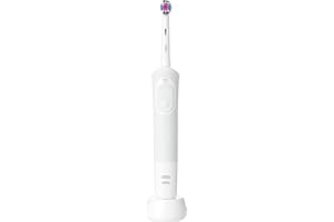 Oral-B Vitality 100, Cepillo eléctrico recargable con tecnología de Braun, 1 mango blanco, 1 cabezal de recambio 3DWhite