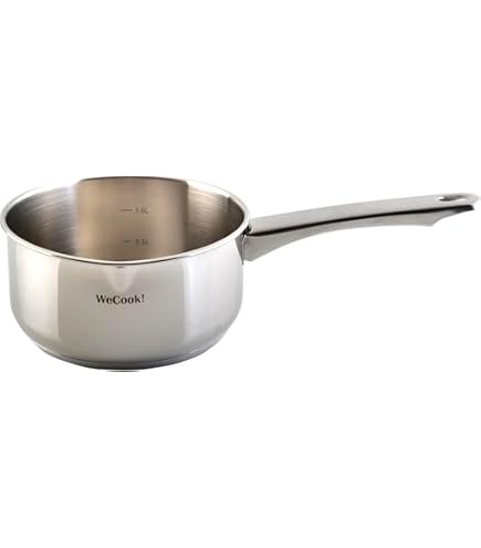 Demeyere ATLANTIS Steelpan met deksel halfhoog 2,2lt (Steelpan, Roestvrij staal, 18 x 9.50 cm