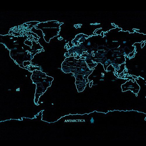 Signstek Travel Map Weltkarte Rubbelweltkarte - 3