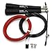Price comparison product image Skipping Rope - Speed Rope - Easily adjustable 3-meter cable – Rapid steel ball bearings - Comes with carrying bag + extra replacement 3-meter cable + spare screw kit and rubber caps, and exercise PDF