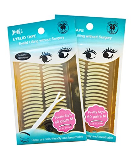 FOLI - SCHLUPFLID TAPE "pretty size" (M) - Augenlidlifting ohne OP [2x60Paar]