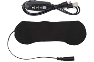 YINHING Podgrzewana Maska ​​na Oczy, Przenośne USB Elektryczne Ubrania Podkładka Pod Oczy Przepaska na Oko Podgrzewana Podkładka Pod Oczy Podgrzewacz do Snu, Suchych Oczu, Zapalenia Powiek, Cieni i