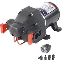 Pompe Autoclave Europump 18 HF 12V - 4 Vannes - Haut Débit (20 L/min) - Silencieuse Et Robuste - 3