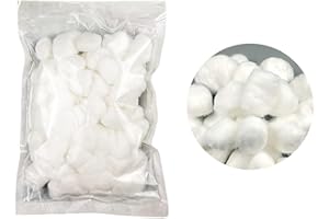 VARKAGE 250 Stück Wattebällchen Weiß, Soft Wattekugeln für Empfindliche Haut, Makeup Wattebausch Rund für Schönheit & Körperpflege,Entferner Reinigungs,DIY Projekte