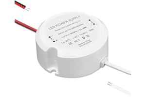 KUWUNG Transformador 220V a 24V, LED Transformador 24V 36W 1.5A, AC a DC Transformadores Bajo Voltaje Conmutación, IP66 Mini LED Controlador Ultrafino Voltaje Constante para Varias Lámparas