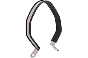 AKOZON Support de silencieux, support de fixation de suspension de silencieux de tuyau d'échappement de moto hexagone moto collier silencieux moto pate de fixation silencieux moto+collier fixation moto coll