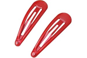 YiyiLai 12 Pièces Barettes Métal Enfant Fille Couleur Uni Déguisement Cheveux Mignon