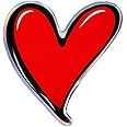 Adesivo 3D A Forma Di Cuore - Decorazione In Resina Con Protezione UV 60x55mm