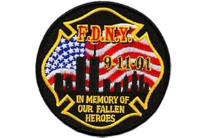 FEUER1 9/11 In Memory of Our Fallen Heroes (insigne commémoratif du pompier New York) 10 cm