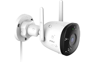 Imou Caméra de Surveillance WiFi Extérieure, 2K(3MP) Caméra IP WiFi Extérieure Étanche IP67 avec Vision Nocturne de 30m, Détection de Mouvement AI, Compatible avec Alexa Google Home (Bullet 2C)