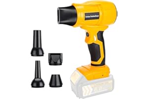 JANRI 350W Mini Cordless Air Duster Blower Compatible with Dewalt XR 18V Battery,96000 RPM High-Speed Motor, Compact, Lightweight Electric Duster for Electronics, Keyboards, Cars, Tools, and Home Cleaning