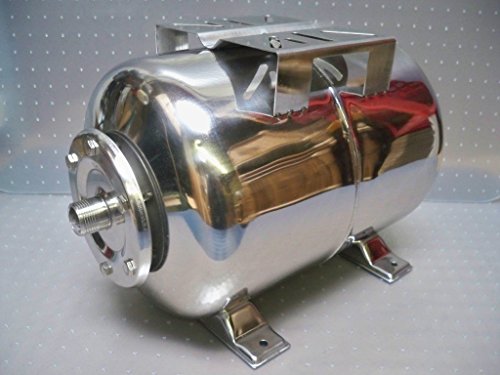 Preisvergleich Produktbild 24 l Druckkessel Membrankessel Hauswasserwerk Druckbehälter Ausdehnungsgefäß VA Edelstahl 24SCF