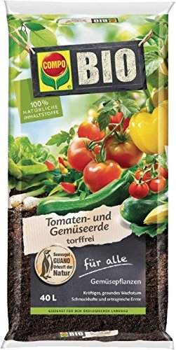 COMPO Bio Tomaten- und Gemüseerde torffrei 40 l