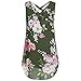 Produktbild Damen Sommer Reißverschluss Tank Crop Tops Vest Tanktops Weste Cami DOLDOA Oberteile T-Shirt Geburtstags Geschenk Für Frauen Mädchen Freundin (EU:38, Armeegrün - 8)