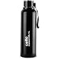 Cello Puro Steel-X Benz Inner Steel Outer Plastic with PU Insulation Water Bottle, 900 ml (Black)