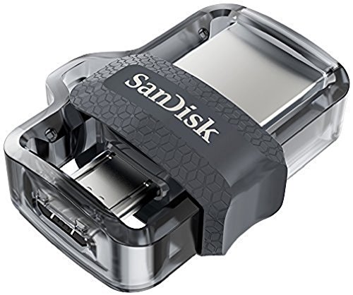 Memoria Flash USB SanDisk Ultra Dual m3.0 de 32 GB con USB 3.0 y hasta 150 MB/s