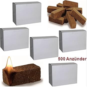 500 St Bio Anznder Grillanznder Kaminanznder Ofenanznder Holzfaser Und Wachs