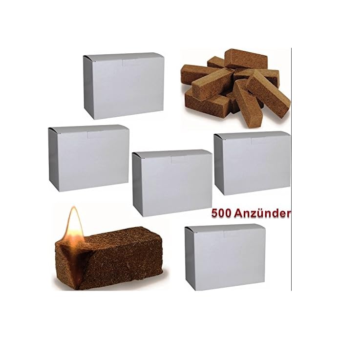 500 St Bio Anznder Grillanznder Kaminanznder Ofenanznder Holzfaser Und Wachs