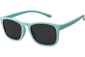 JoXiGo Gafas de sol polarizadas para niños y niñas (3-12 años) + soporte para gafas + bolsa de gafas de sol